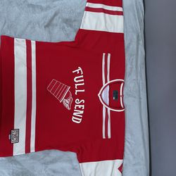 Full Send Red Cup Hockey Jersey