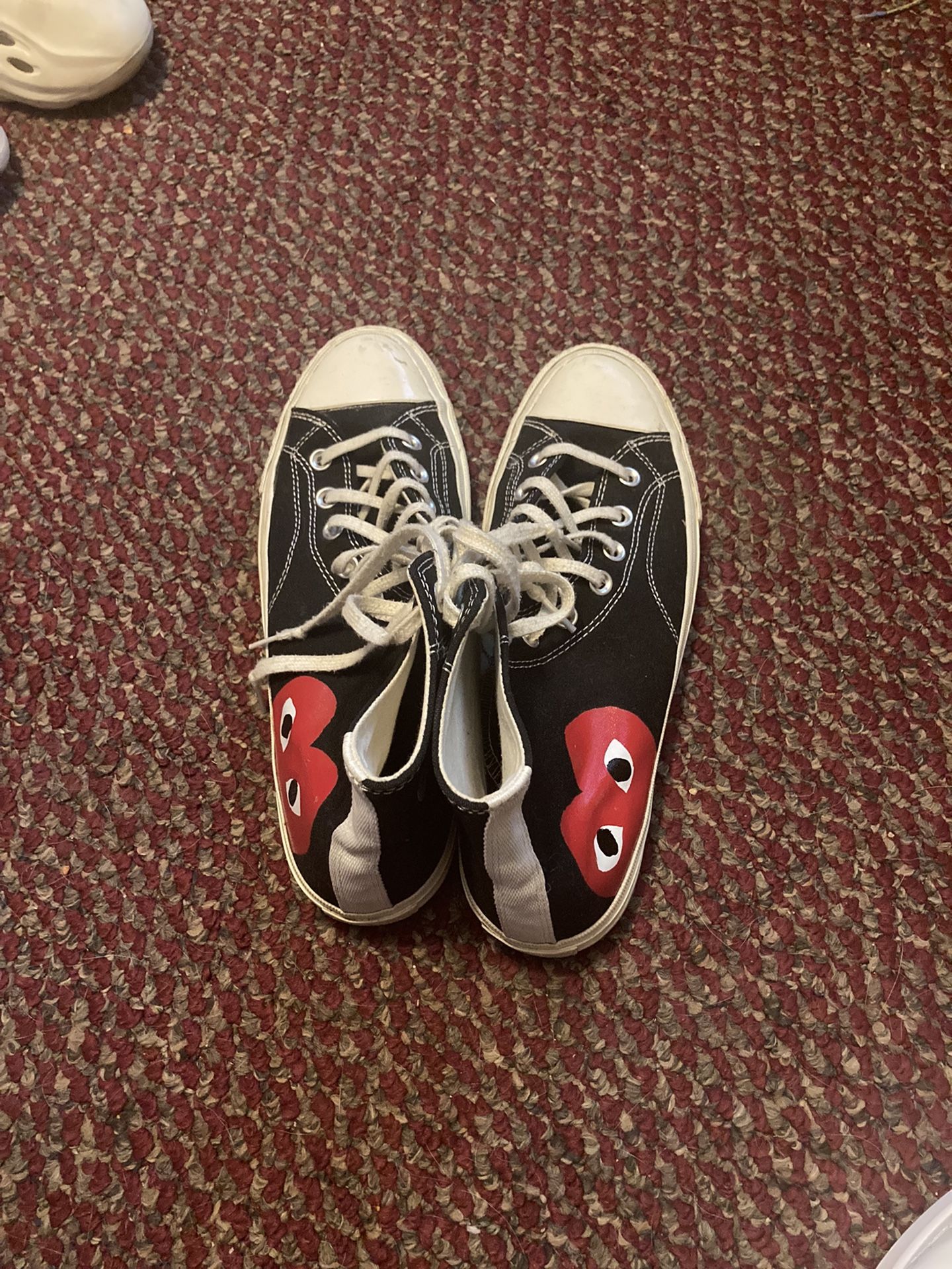 Comme De Garçon High Top Converse 