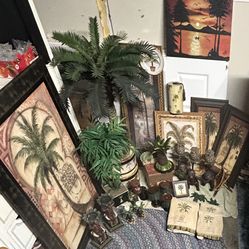 Tropical Palm Trees, Home Decoration  38 Items 