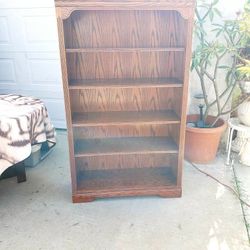 Vintage Wood Bookshelf