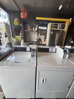 Speed Queen Coin Slide Washer & Gas Dryer 