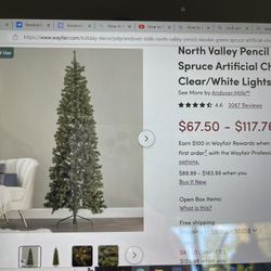 Never Been Used Pre Lit Christmas Tree