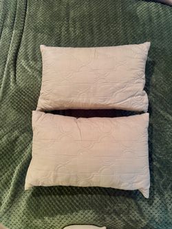 Lumbar Pillow Covers 18x12, set of two, gray