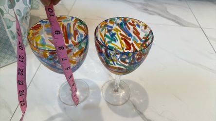 Vintage wine glass
