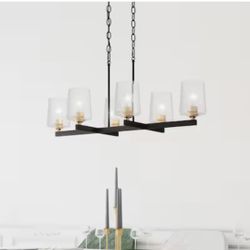 Quoizel Whitlock 6 -Light Matte Black