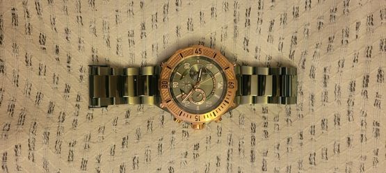 Light Green And Gold Unisex Invicta Watch