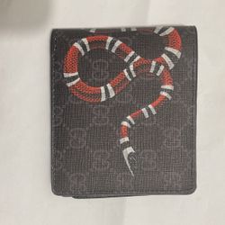 Gucci Supreme Kingsnake wallet (Black)