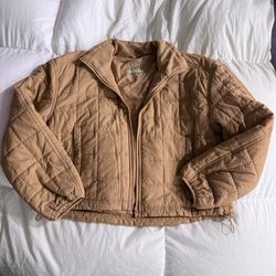 Really Nice Soft Ultralight Packable Puffer Jacket, Quilted Lightweight,  Water Resistant, Cold Weather, Size Large. 