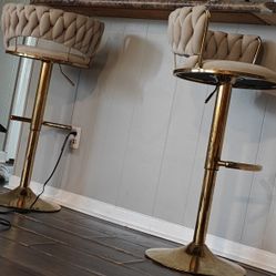 Gold Bar Stools