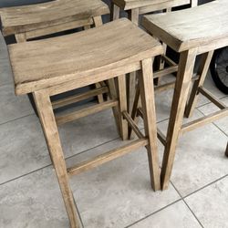 Wooden Barstools 