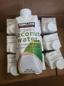 Organic coconut water $15 all(12 pack)
