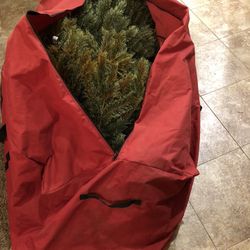 Free - Artificial Christmas Tree W/stand & Bag