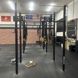 24ft Rig + 2 Extra Uprights And 20 Pull-up Bars