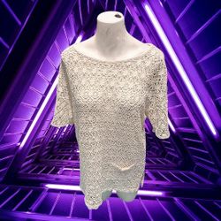 Women's Wear Abouts Crocheted Blouse 