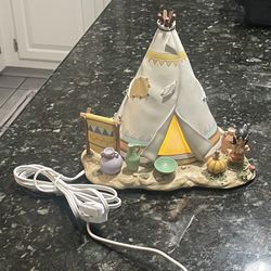 Rare Precious Moments "Joyous Are We Teepee" Lamp