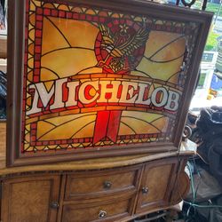 Vintage Michelob Beer Sign 