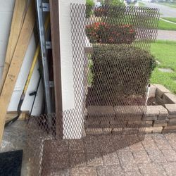 Barbecue grill mesh diamond wire 3/4 of a sheet