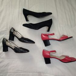 Set Of 3 Size 7 Women's Dress Heels 