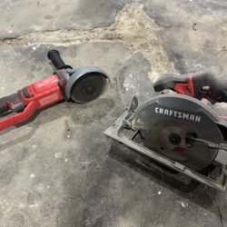 Craftsman Angle Grinder & Saw