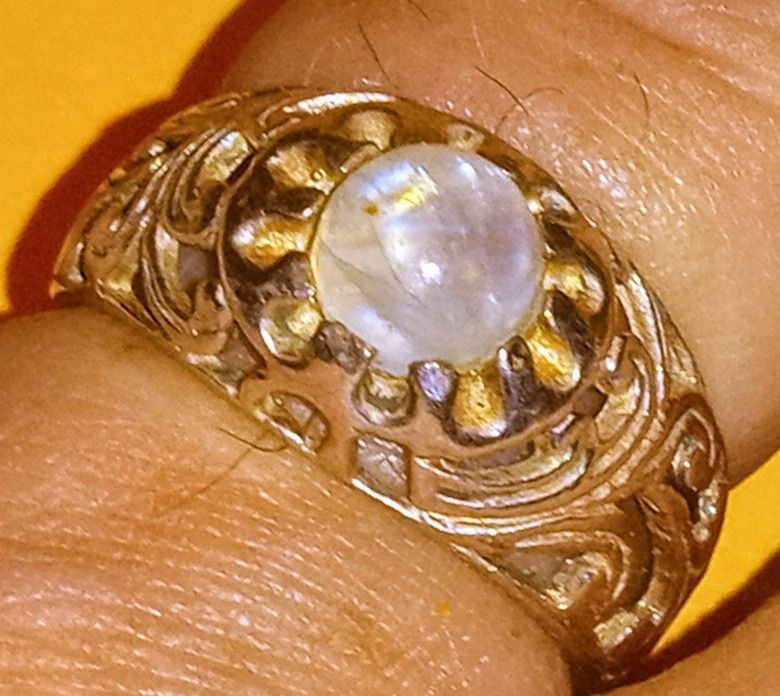 Sterling Silver Moonstone Ring 