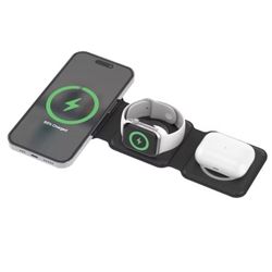 3 in 1 Portable Magnetic Wireless Charger for iPhone/ iWatch /Airpods 2,3,Pro