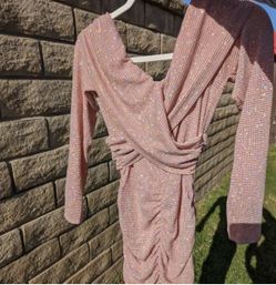 Sparkle Glitter Pink Dress