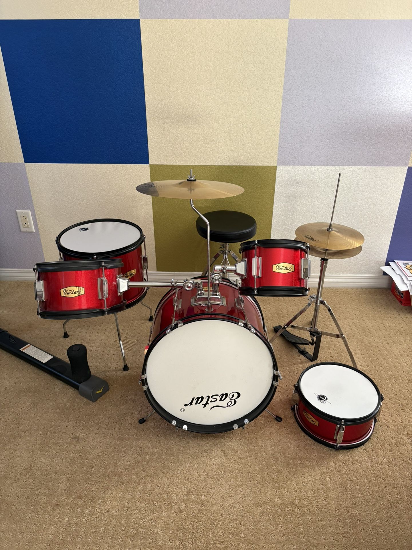 Kids Eastar Drum Set