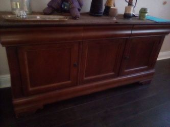 Cherry Wood Sideboard Cabinet