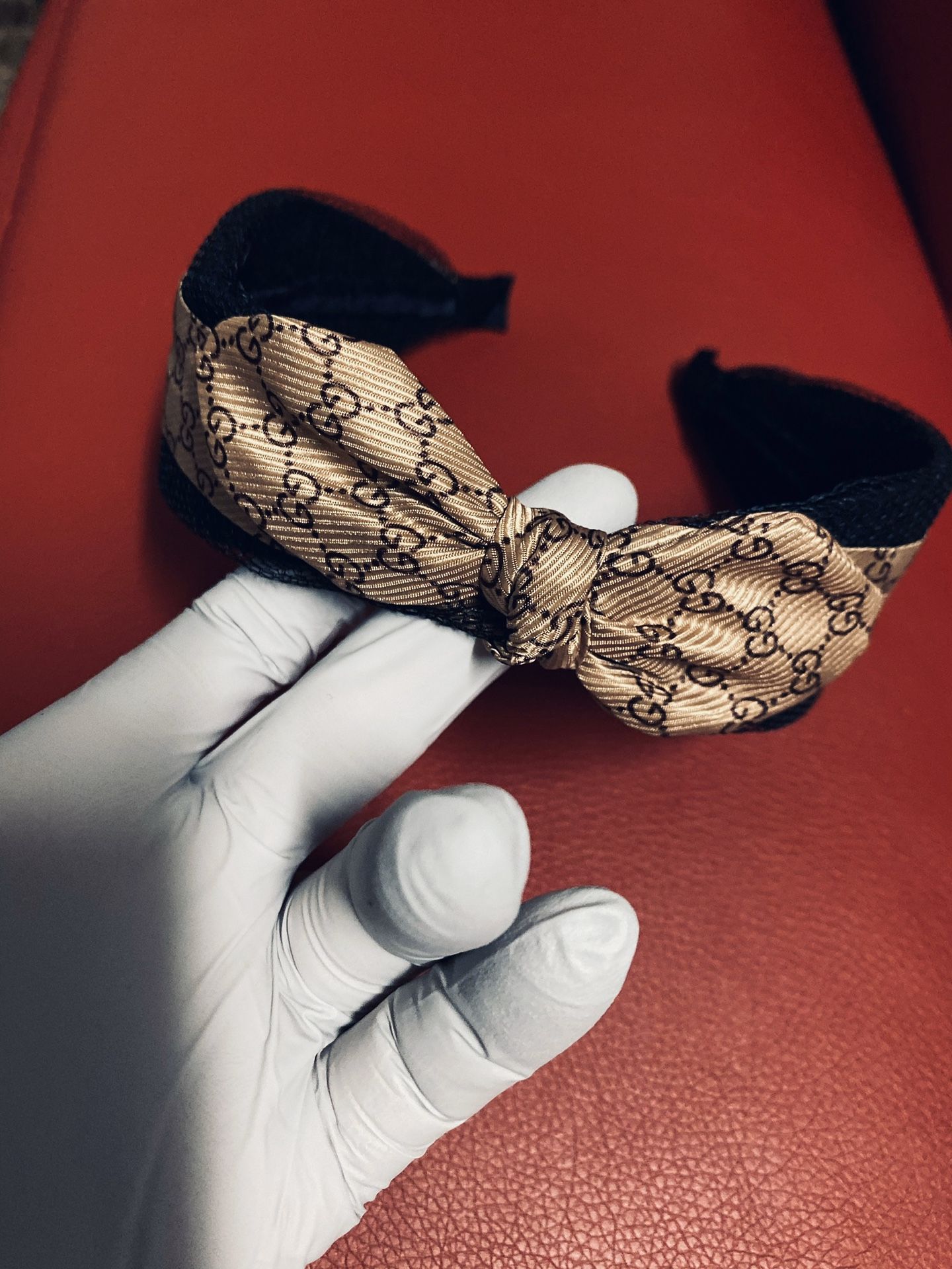 Light brown head band luxury brand for women