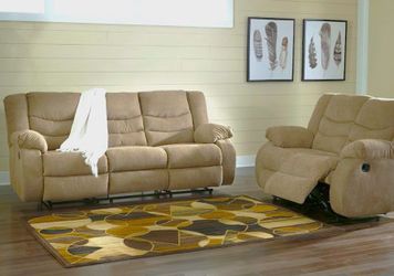 Recliner Sofa and Loveseat