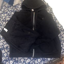 Black Alo Sweatsuit Size Medium 