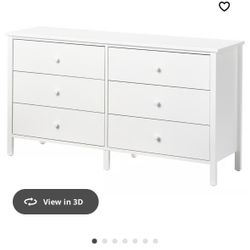 IKEA KILBERGET DRESSER WHITE 