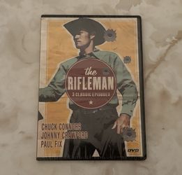 The Rifleman - 3 Classic Episodes (DVD, Slim Case, B&W) Chuck Connors New SEALED