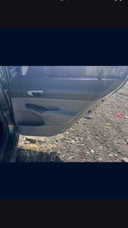 Rear Passenger Door Panel fits 06-11 Honda Civic Sedan