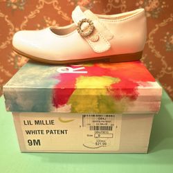 Toddler Girl White Dress Shoe