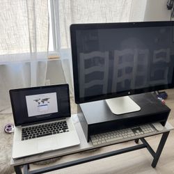 MacBook Pro (Retina, 15-inch, 2014) With Monitor, Keyboard, Mouse