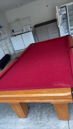 Pool table must go