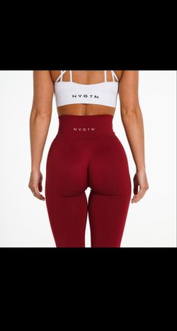 Nvgtn Solid Seamless Leggings In Color Carmine size XL for Sale in