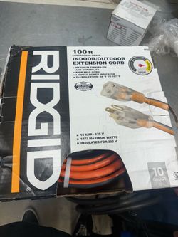 Ridgid extension cord 100ft