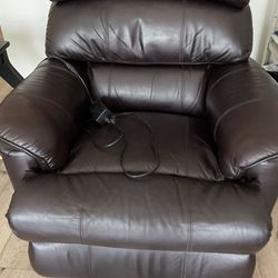 Leather Recliner with USB 