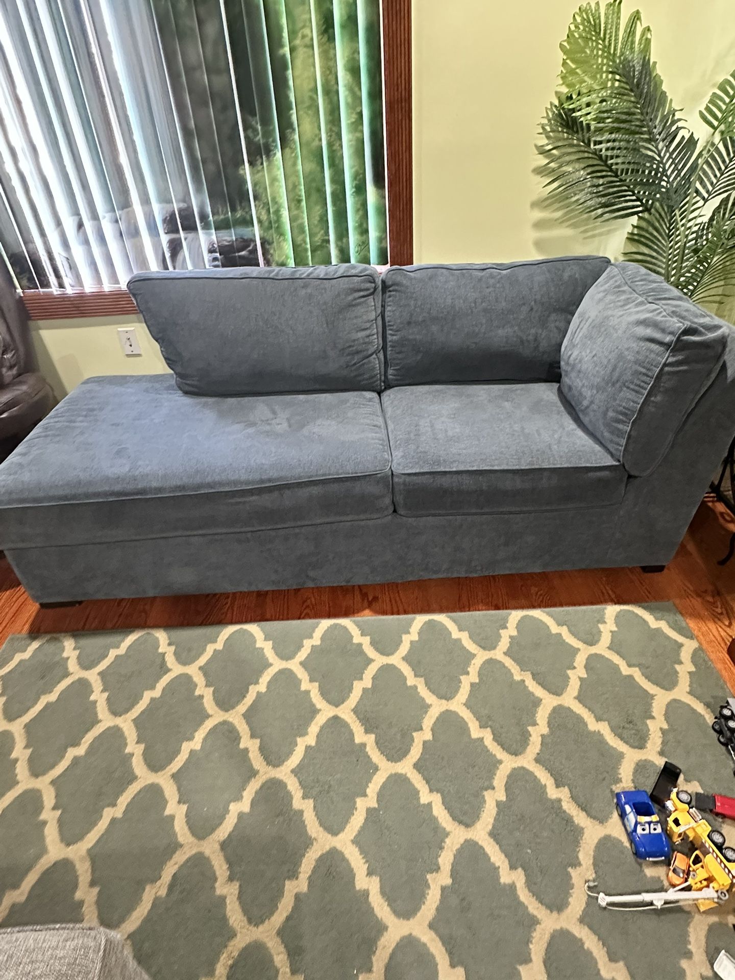 Blue Fabric Couch