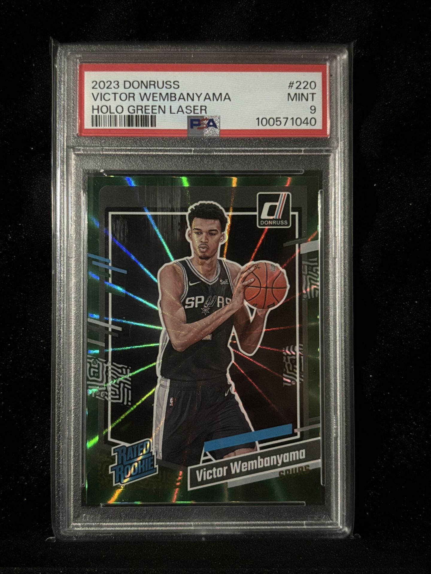 Victor Wembanyama Rookie Card PSA 9