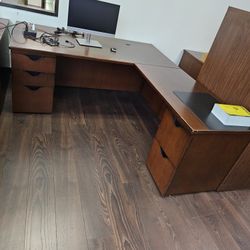 Various Desks Height Adjustable, Cabinets, Chairs