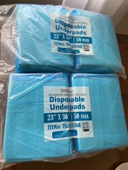 Durameg disposable underpads bed protection 100