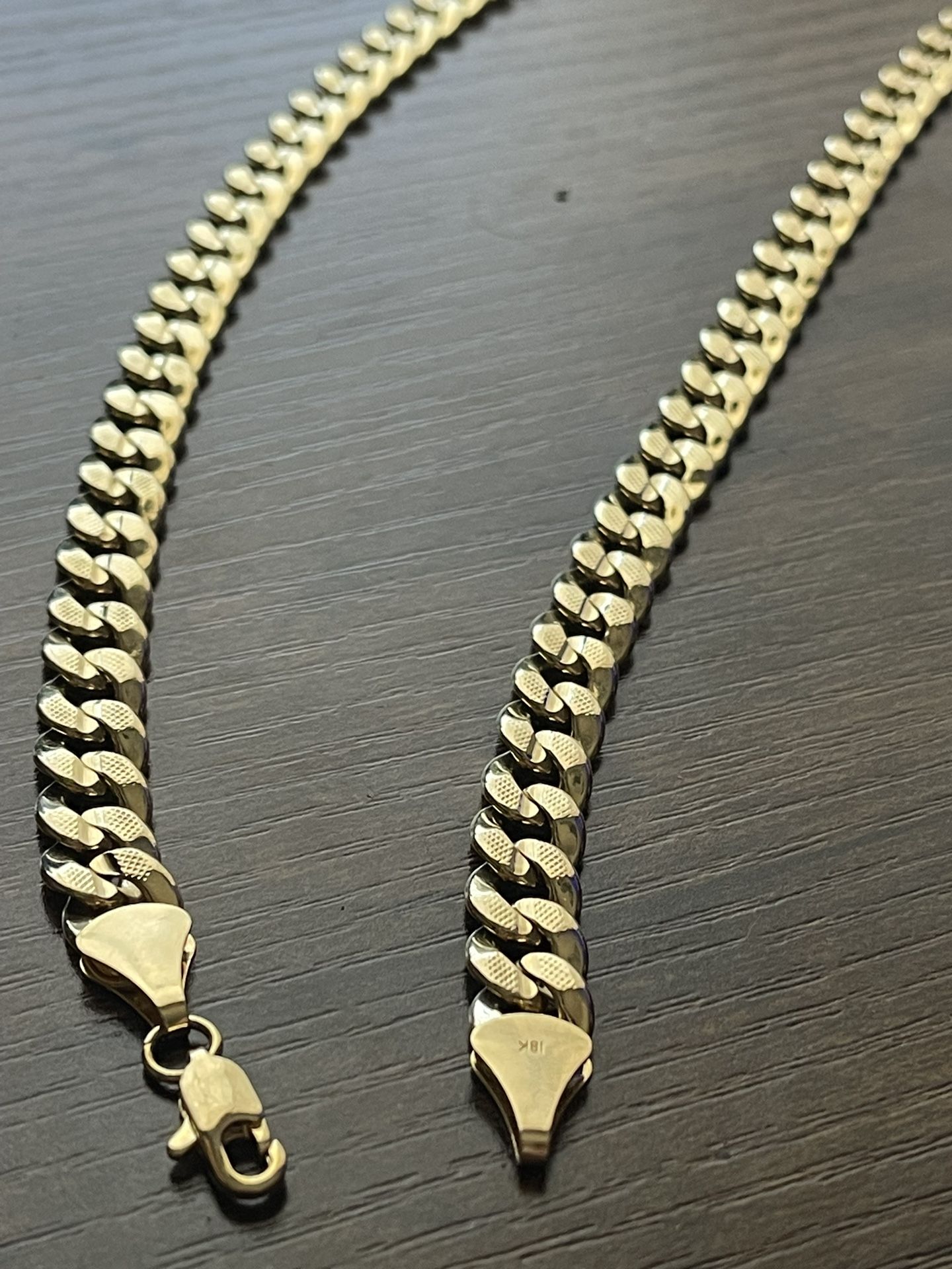 18K Gold Plated 24” Miami Cuban Link Chain 
