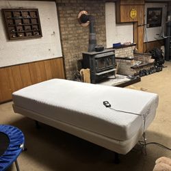 Adjustable Twin Bed With Mattress