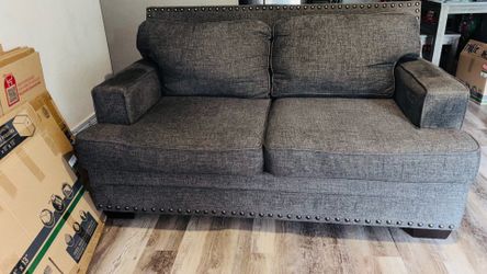Gray couches