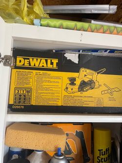 Electric planer dewalt