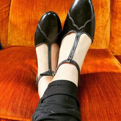 Ferragamo Leather Heels 9.5 Vintage