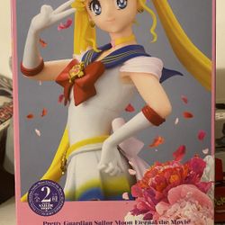 Sailormoon Glitter & Glamours Super Sailor Moon 12” Figure w Stand